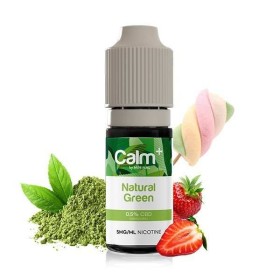 E-liquide CBD Natural Green 10ml Calm+ FUU - Chanvre Fraise Guimauve (05 mg/ml)