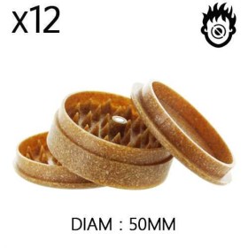 Boîte de 12 Grinders en chanvre 50 mm Organic