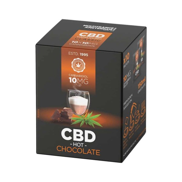 Chocolat chaud au CBD 10mg  10 sachets | MULTITRANCE