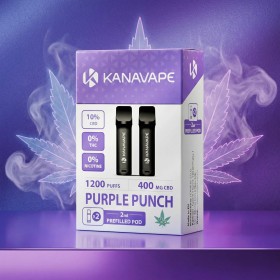 Pod CBD Kanavape Purple Punch 2x2ml - 400mg CBD