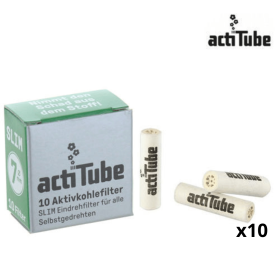 Boîte de 20 paquets Filtre à Charbon Slim 7mm - ActiTube