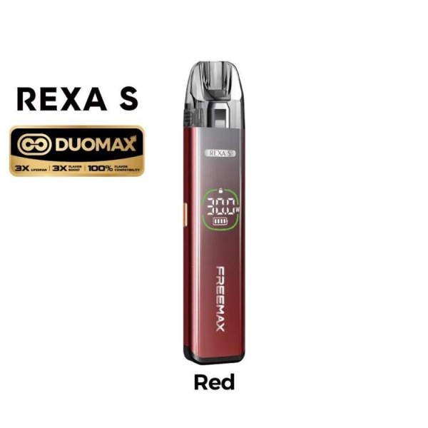 Kit Rexa S DuoMax Freemax - Pod 3ml Batterie 1300mAh (Blue)