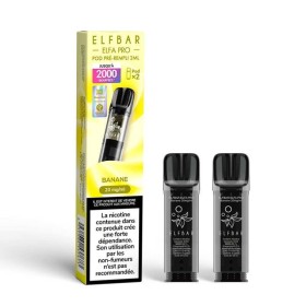 Pod pre-rempli Banane 2ml Elfa Pro - ElfBar (pack de 2) (10 mg/ml)