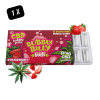 Chewing-gum CBD Fraise Bubbly Billy 17mg - Pack de 12 gommes sans sucre