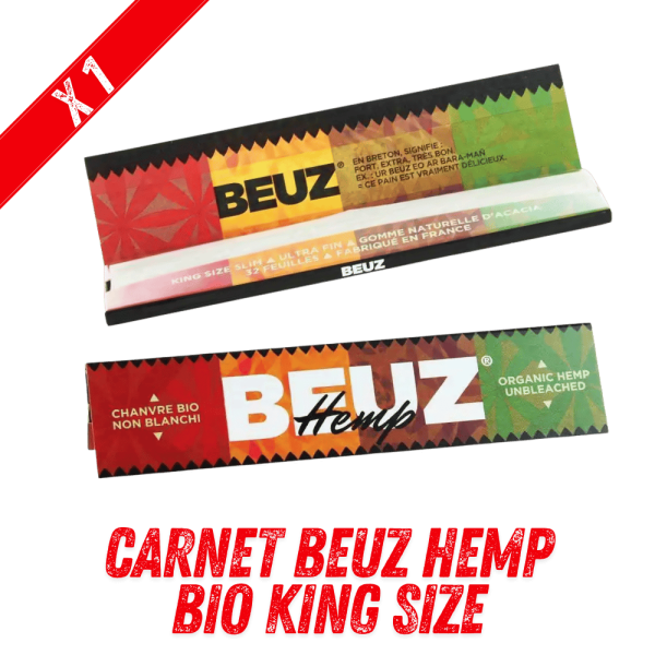 Carnet Beuz Hemp Bio King Size
