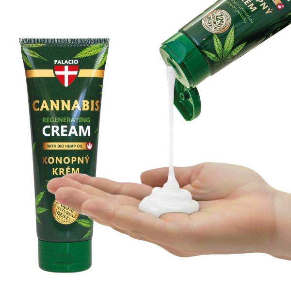 PALACIO Crème mains au chanvre BIO - Soin nourrissant 125 ml