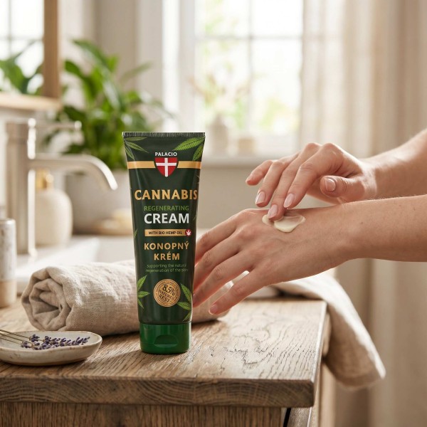 PALACIO Crème mains au chanvre BIO - Soin nourrissant 125 ml