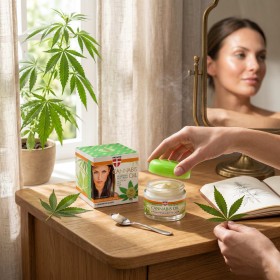 PALACIO Crème Visage au Chanvre 50 ml – Soin Régénérant 24h
