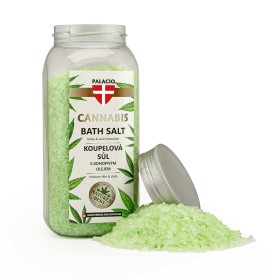 PALACIO Sel de Bain au Chanvre 900 g – Détente & Soin de la Peau