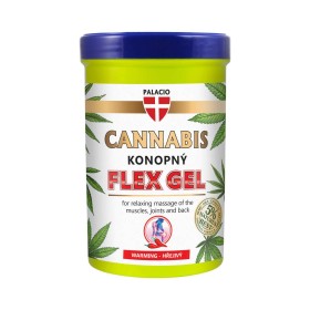 PALACIO Gel de massage chauffant Flex au chanvre, 380 ml