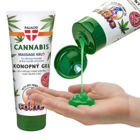 PALACIO Gel de Massage Cannabis Forte 200 ml au Chanvre BIO