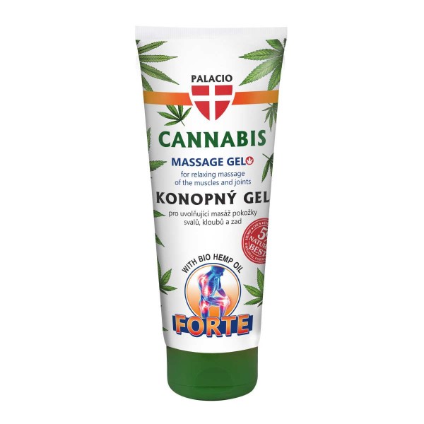 PALACIO Gel de Massage Cannabis Forte 200 ml au Chanvre BIO