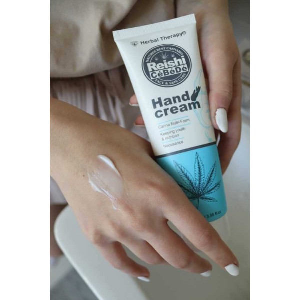 PALACIO Crème Mains Reishi & CBD CéBéDé 100 ml – Soin Anti-Âge