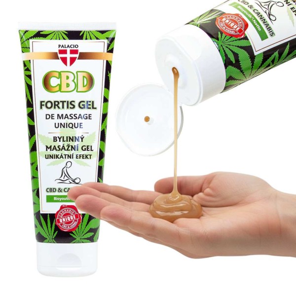 PALACIO CBD Fortis : Gel de Massage au Chanvre & Collagène, 200 ml
