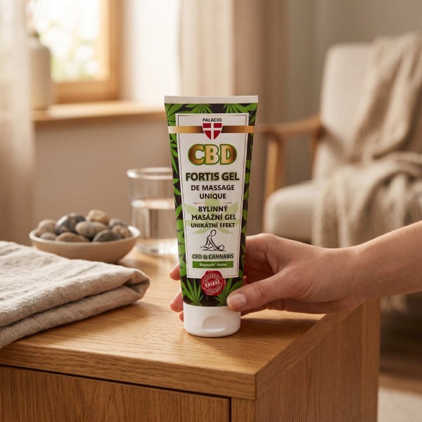 PALACIO CBD Fortis : Gel de Massage au Chanvre & Collagène, 200 ml
