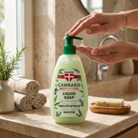 Savon liquide chanvre & romarin PALACIO Cannabis Rosmarinus 500 ml