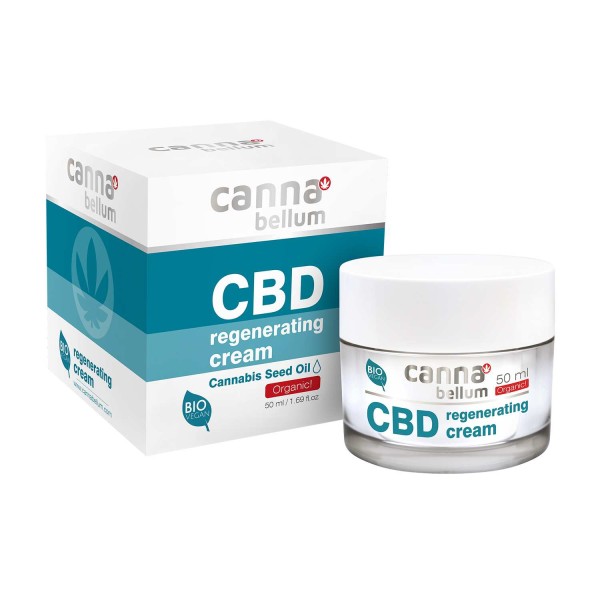 Cannabellum CBD Crème Régénérante Visage au Chanvre 50 ml
