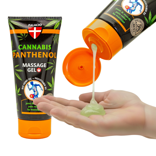 Gel de massage au chanvre au panthénol, 200 ml Palacio