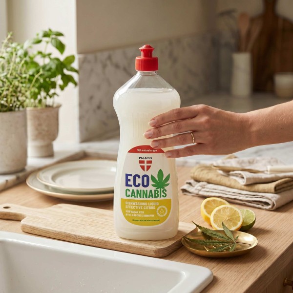 EcoCannabis Liquide Vaisselle au Chanvre, 1000 ml Palacio