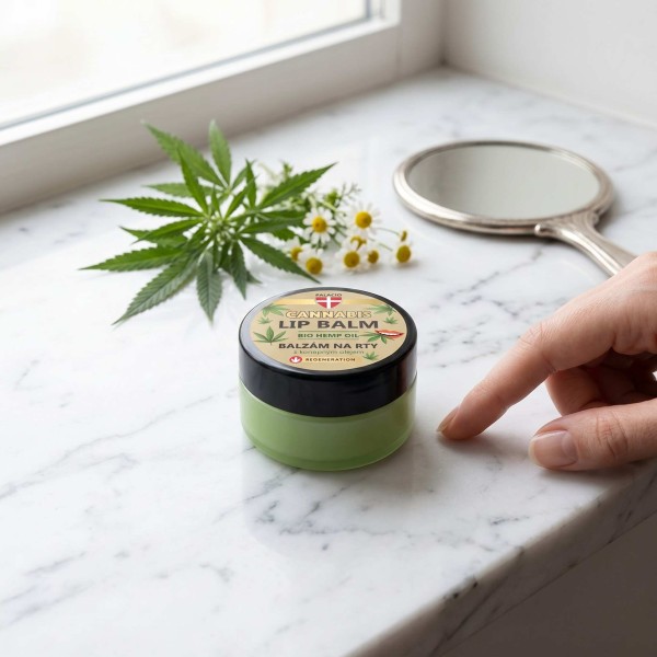 Baume à lèvres au chanvre BIO – Soin réparateur, 25 g Palacio