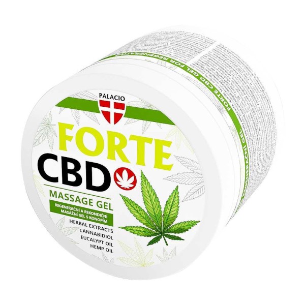 Gel de Massage Forte CBD & Chanvre, 600 ml Palacio