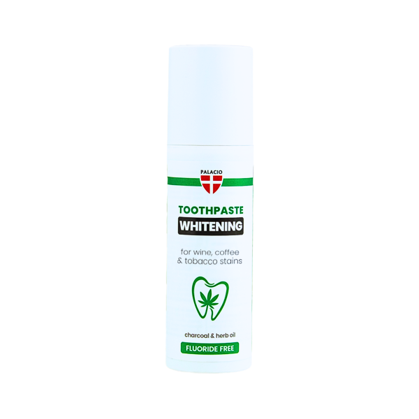 Dentifrice Whitening au Charbon Actif & Huile de Chanvre, 75 g Palacio