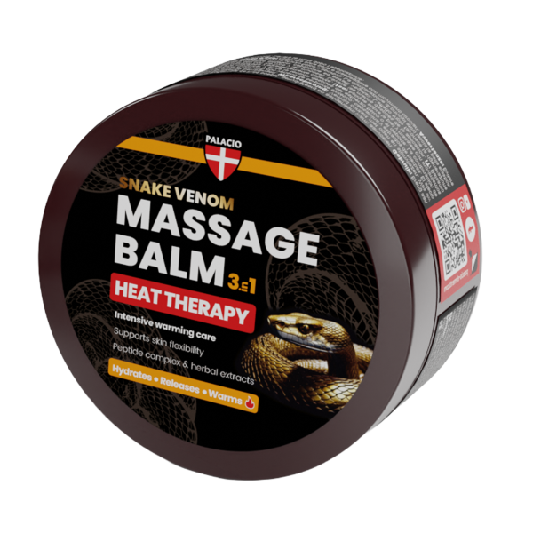 Baume de Massage Chauffant Heat 3-en-1 au Venin de Serpent, 300 ml Palacio