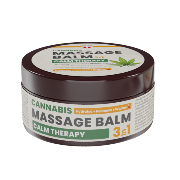 Baume de Massage Calm 3-en-1 Chauffant à l'Huile de Chanvre Palacio