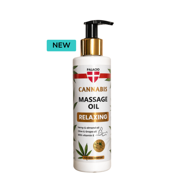 Huile de Massage Relaxante au Chanvre, 150 ml Palacio