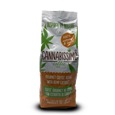 Grains de café en sachet de 1kg