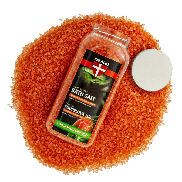 Sel de bain au venin de serpent 900 g, détente & régénération PALACIO