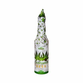 Bière CBD - bouteille habillée 33cl | MULTITRANCE & HAZE (Blanc)
