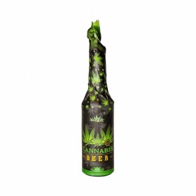 Bière CBD - bouteille habillée 33cl | MULTITRANCE & HAZE (Rouge)