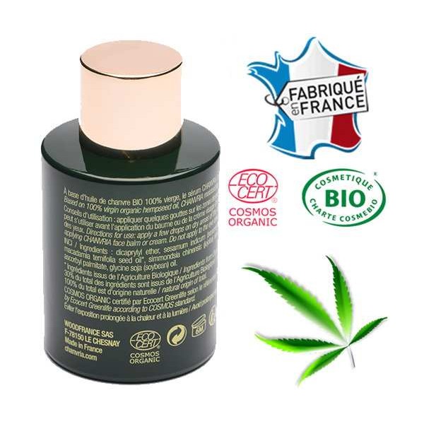 Sérum huile de chanvre bio | CHANVRIA