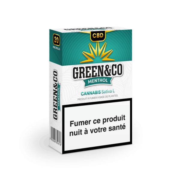 Cigarette CBD Menthol Green&Co