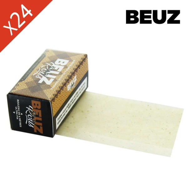 Boîte de 24 Rouleaux de Feuille à Rouler Slim Star BEUZ