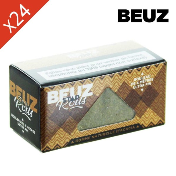 Boîte de 24 Rouleaux de Feuille à Rouler Slim Star BEUZ