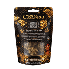 Fleur de CBD Super Silver Haze 10g préemballée