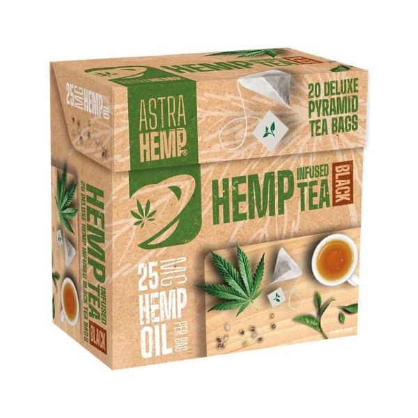 Thé Chanvre black 25 mg | ASTRA HEMP