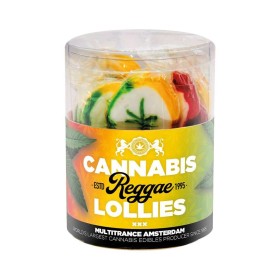 Sucette cannabis Reggae - 10 pcs | MULTITRANCE