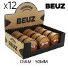 Boîte de 12 Grinders en chanvre 50 mm Beuz Star