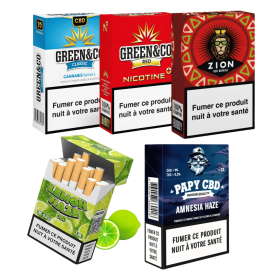 5 Cigarettes CBD Premium - Pack Découverte 2