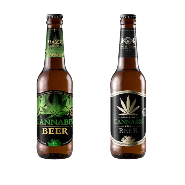 Bière CBD - bouteille 33cl | MULTITRANCE & HAZE (Or)
