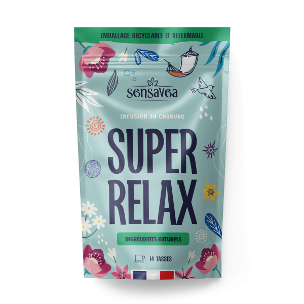 Tisane CBD bio super relax | SENSAVEA