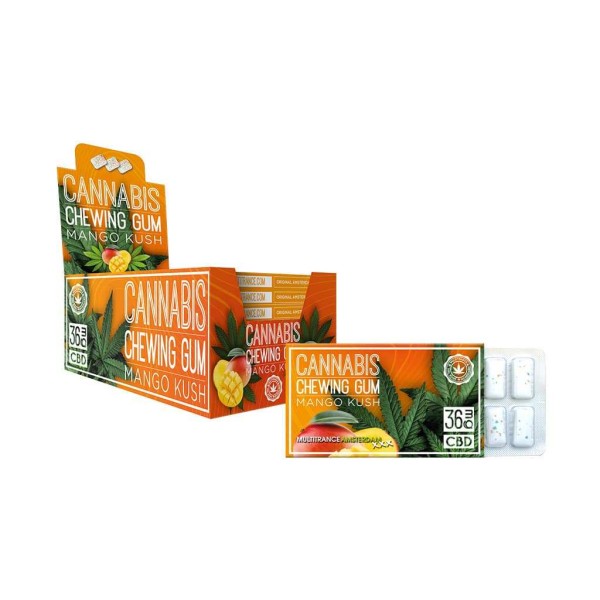 Boîte de 24 Chewing-gum CBD mangue | MULTITRANCE