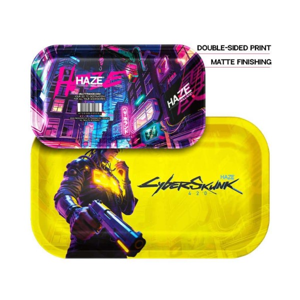 Plateau à rouler en métal Cyberskunk 420 Large | MULTITRANCE
