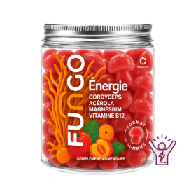 Gummies Énergie Cordyceps Acérola Magnésium Vitamine B12 | FUNGO