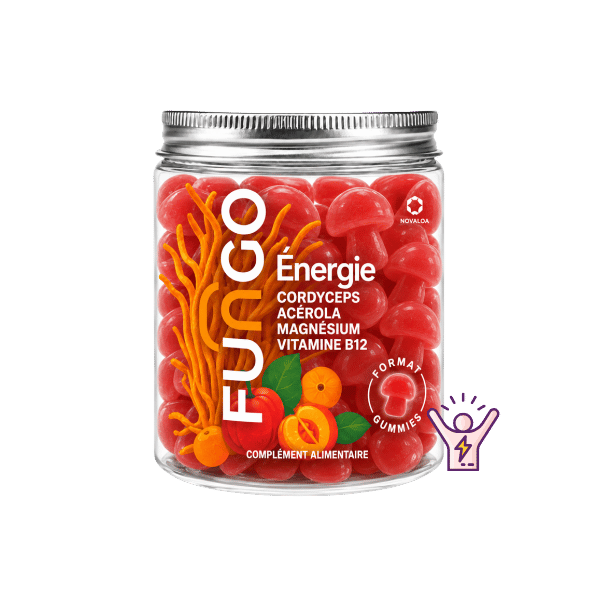 Gummies Énergie Cordyceps Acérola Magnésium Vitamine B12 | FUNGO