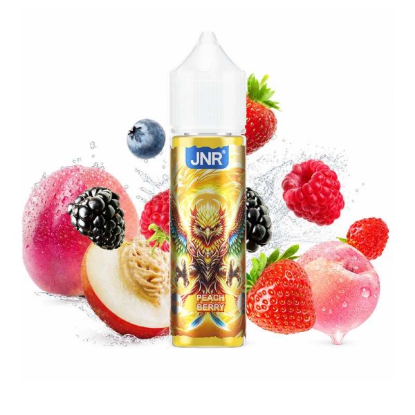 E-liquide Peach Berry 50ml JNR - Pêche Fruits des Bois