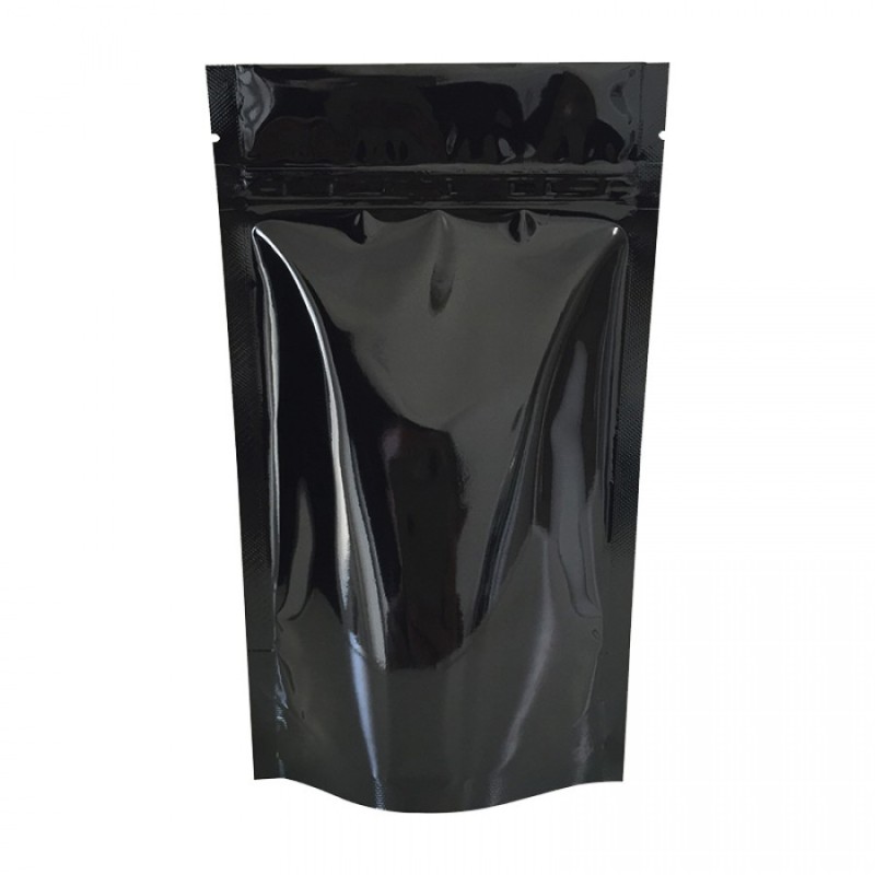 Pochette brillant avec zip lot de 100pcs (Noir)